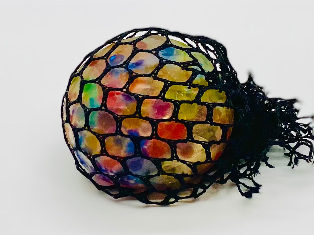 Mesh ball - multi-color squishy